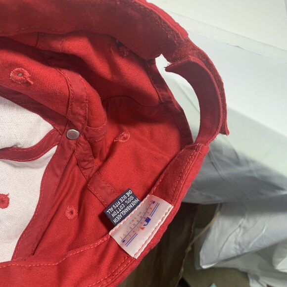 St. Louis Cardinals T.E.I. Adjustable Hat Cap Dad Father Men MLB Baseball Red - Picture 10 of 12